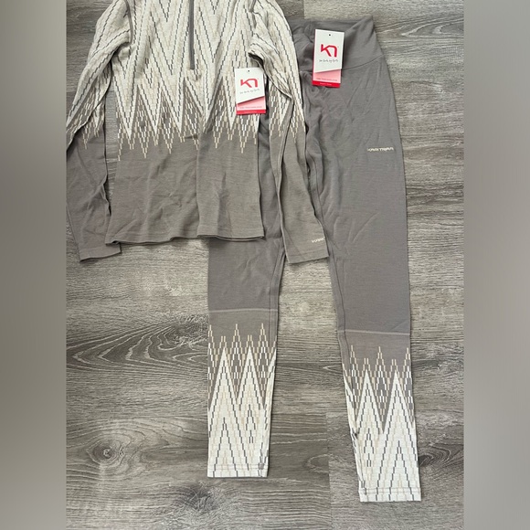 Kari Traa Wool Baselayer Set Half Zip and Pants - Picture 6 of 6